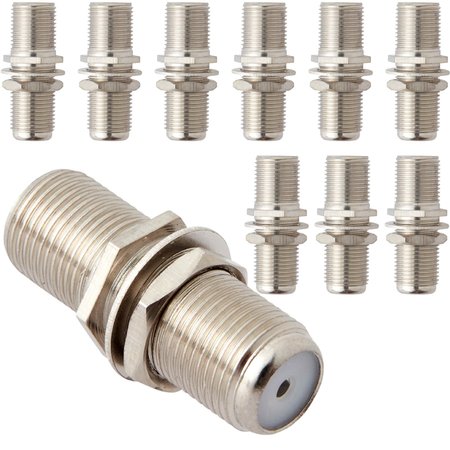 NEWHOUSE HARDWARE Coaxial Cable Coupler Pkg of 10, 10PK COAXCOUP-10
